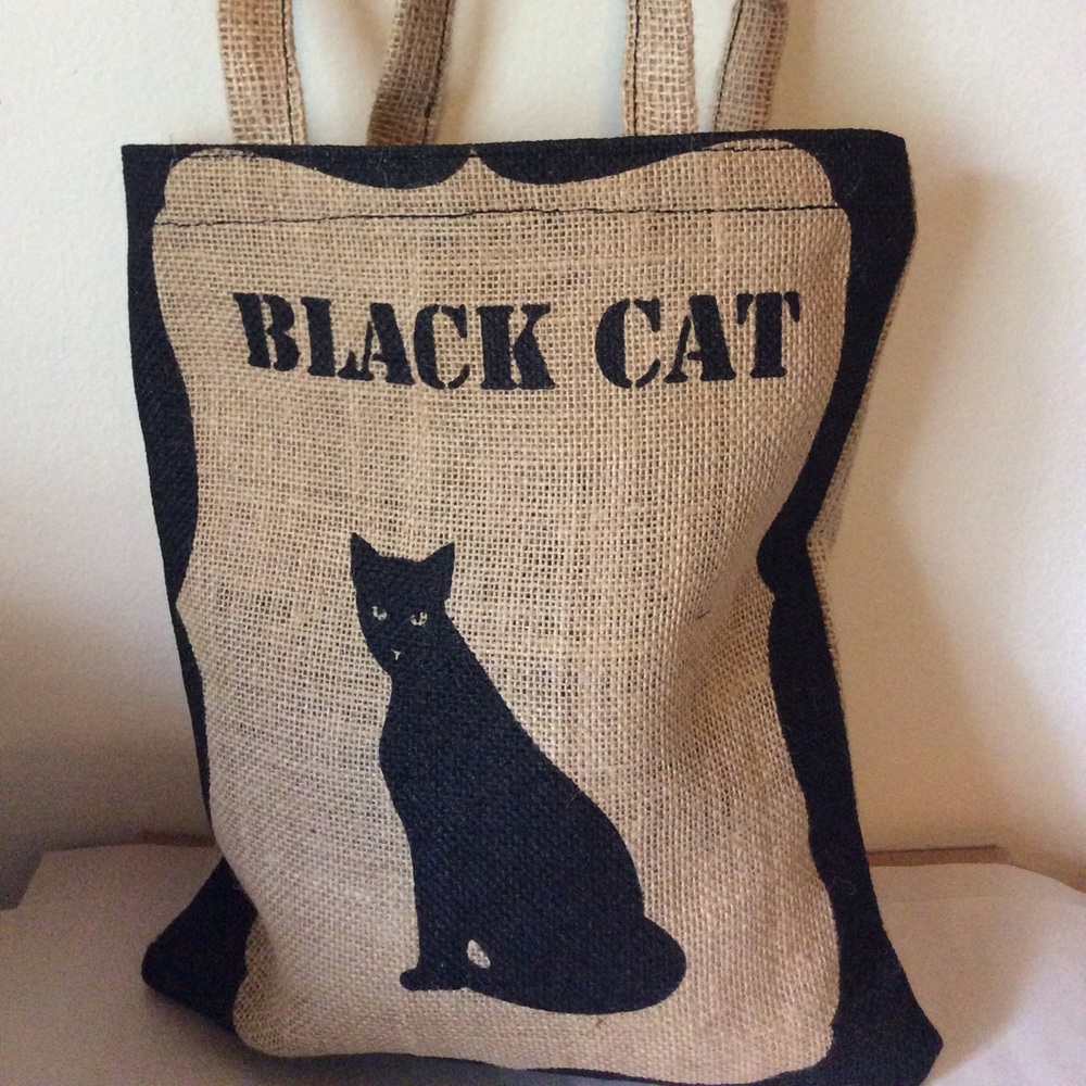 Burlap Halloween Trick or Treat Bag.